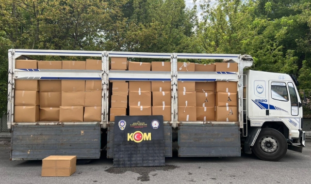 6 milyon lira değerinde sigara ele geçirildi