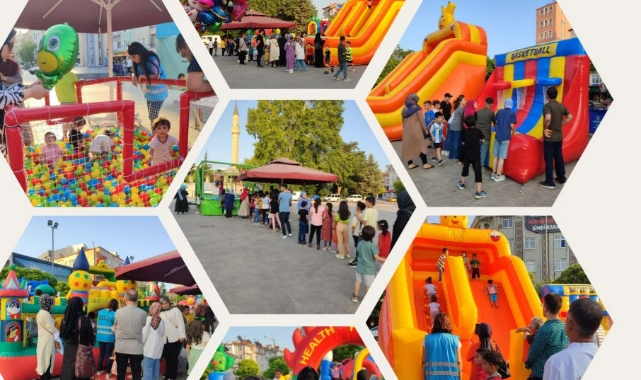 Çocuklar bayramda unutulmadı