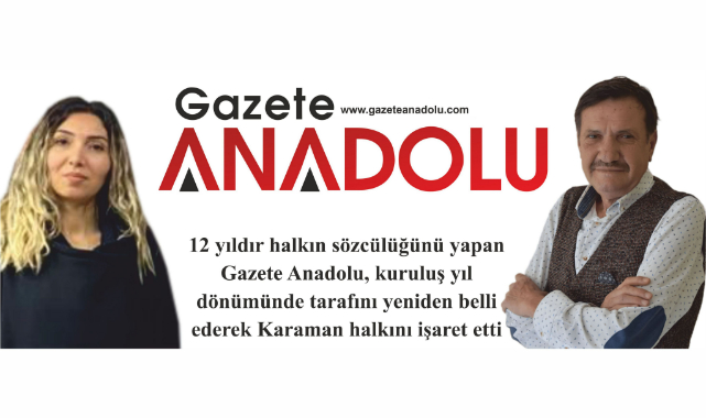 &quot;Gazete Anadolu&quot; 12 yaşında