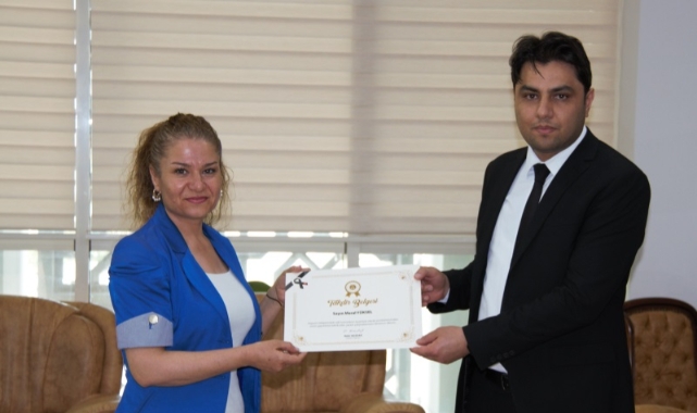 Karaman Adliyesi personeline takdir belgesi