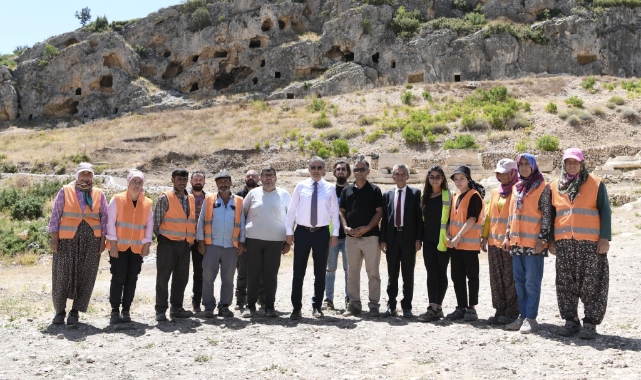 Kazı çalışmaları yerinde incelendi