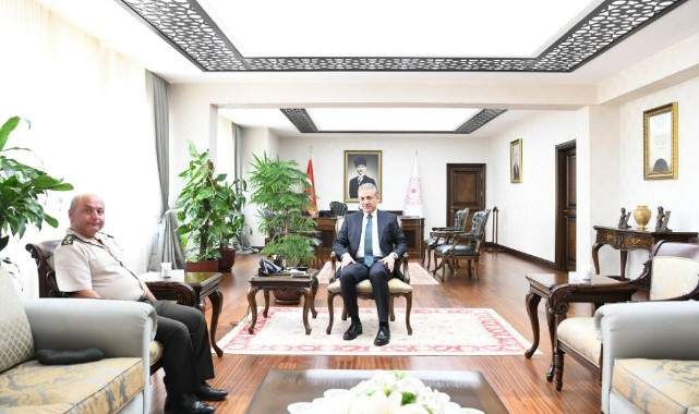 Vali Akkoyun’a veda ziyareti