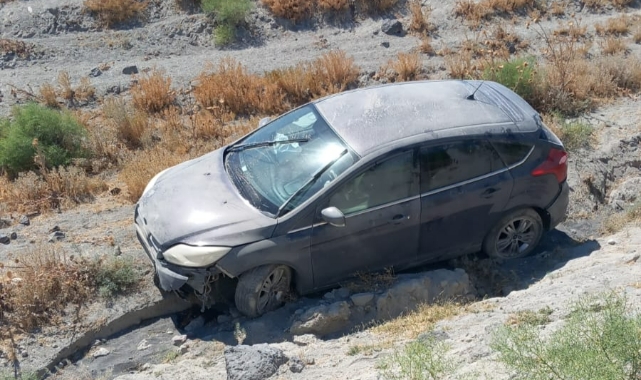 Araç Meke Gölüne düştü