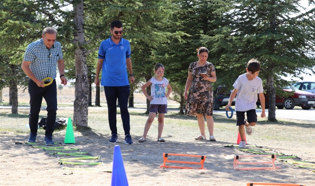 Çocuklar doyasıya eğlendi