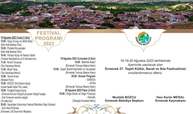 Ermenek'te festival düzenlenecek