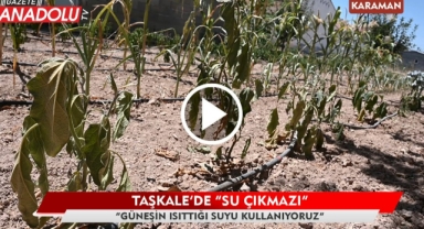 "Güneşin ısıttığı suyu kullanıyoruz"