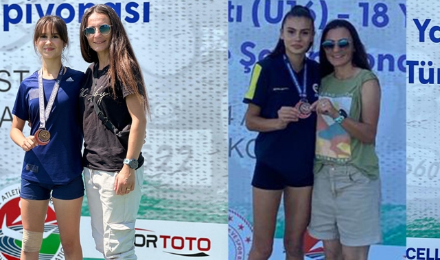 Karamanlı atletlerden madalya yağmuru