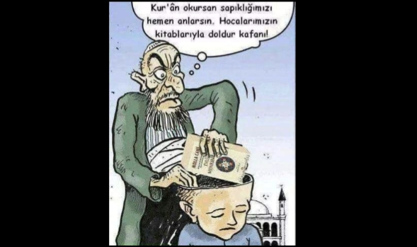 Karamanlı İmam din tüccarlarına giydirdi!