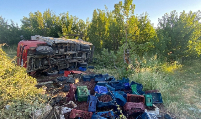 Kazada sürücü yaralandı