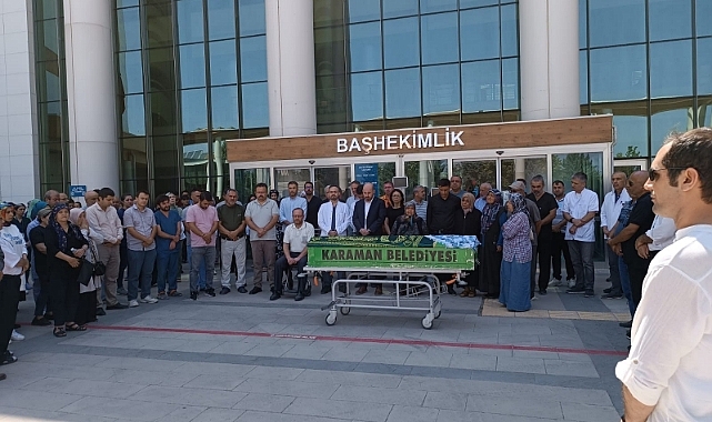 Meslektaşları son yolculuğuna uğurladı