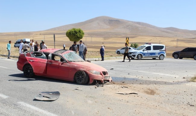 Trafik kazasında 4 kişi yaralandı