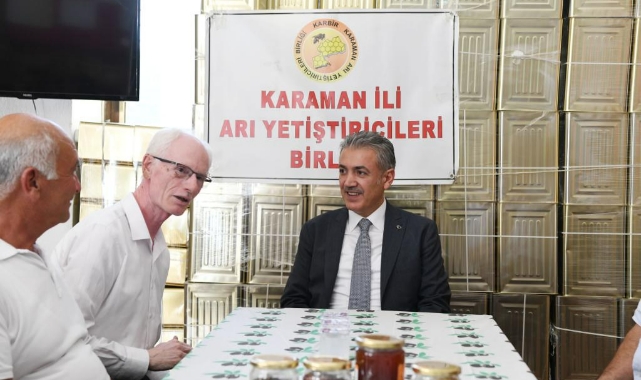 Vali Akkoyun'dan arıcılar birliğine ziyaret