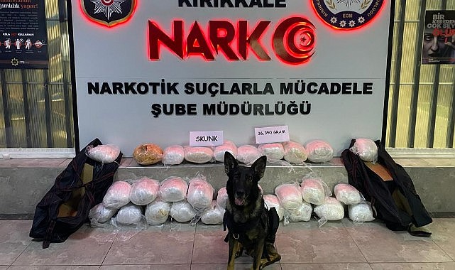 36 kilogram uyuşturucu ele geçirildi