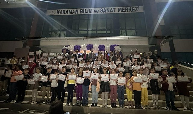 BİLSEM öğrencileri sertifikalarını aldı