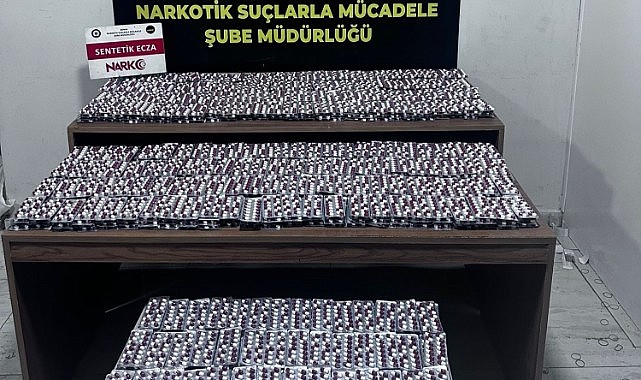 Binlerce uyuşturucu hap yakalandı