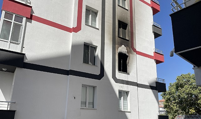 Ev yandı, 1 kişi etkilendi