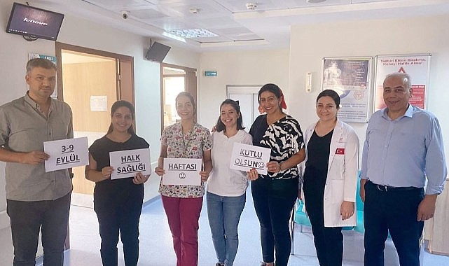 Halk sağlığı haftası kutlandı