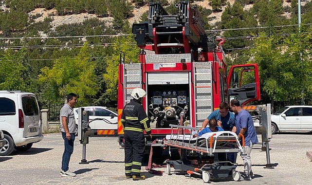 Hastanede yangın paniği