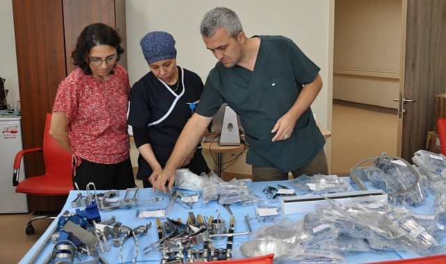 Hastaneye cerrahi alet alındı