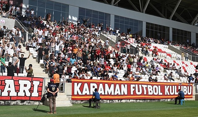 Karaman’da gece maçı heyecanı!