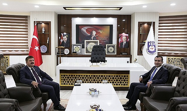 Vali Sarıibrahim'den Başkan Kalaycı'ya ziyaret