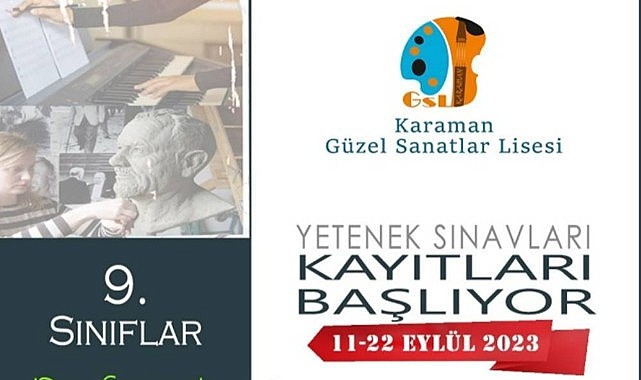 Yetenek sınavı kayıtları başlıyor
