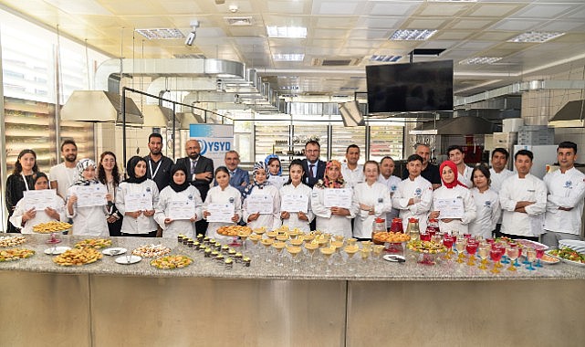 Gastronomi kursu sona erdi