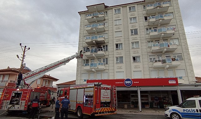 Karaman'da korkutan yangın