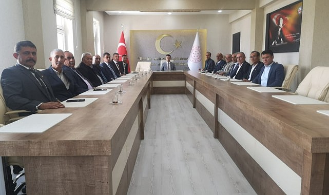 Kaymakam Kaya muhtarlarla bir araya geldi