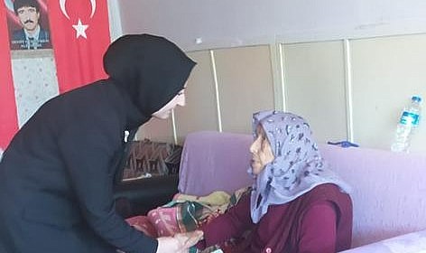 Kaymakam Kütük&#039;ten Şehit Ailesine ziyaret