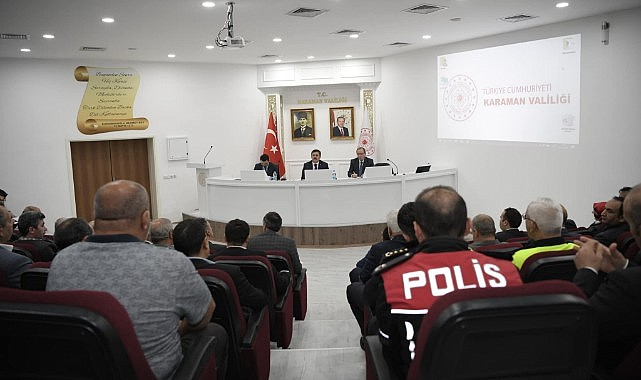 Muhtarları toplantısı gerçekleştirildi