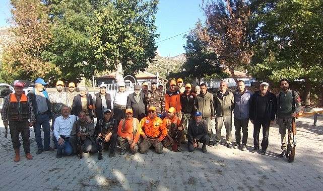 Narlıdere köyünde sürek avı 