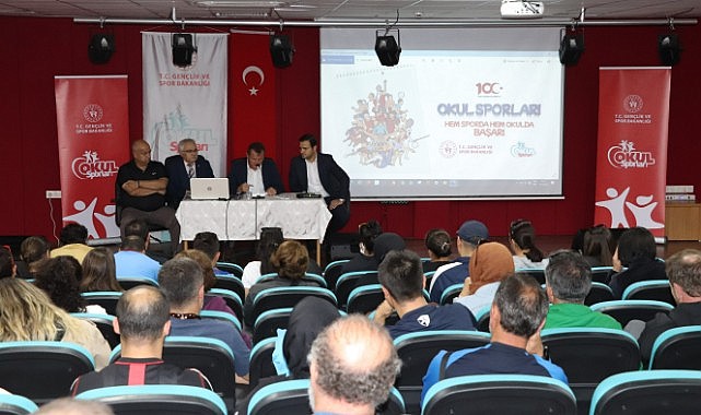 Okul sporları değerlendirme toplantısı yapıldı