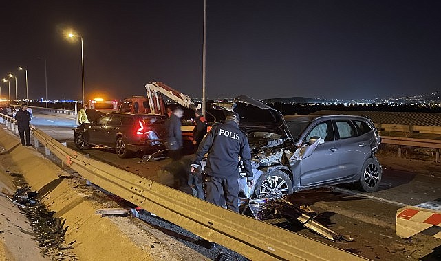 Zincirleme trafik kazasında 2 kişi yaralandı