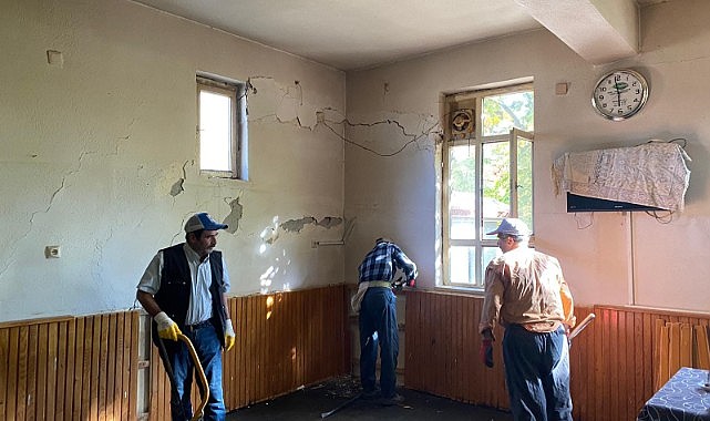 Bir köy konağı daha ayağa kalktı