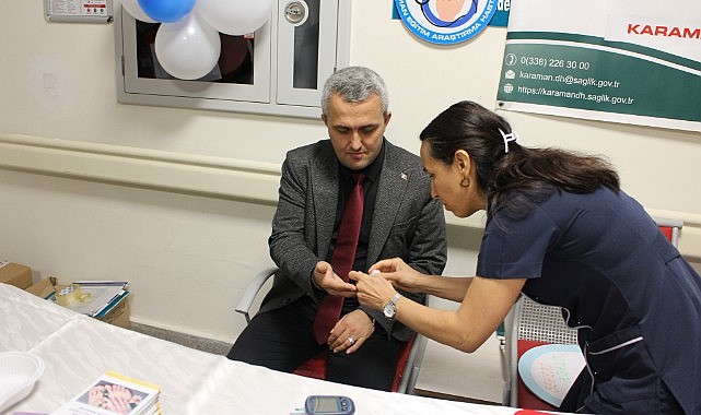 Diyabet standı açıldı