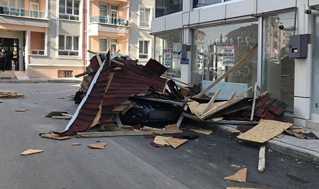 Fırtına Karaman’da etkisini gösteriyor