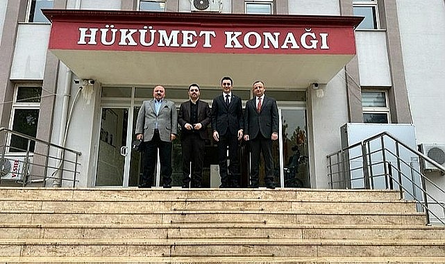 Kaymakam Kaya&#039;yı ziyaret ettiler