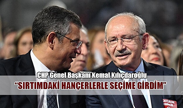 "Sırtımdaki hançerlerle seçime girdim"