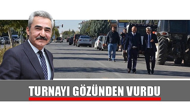 Turnayı gözünden vurdu