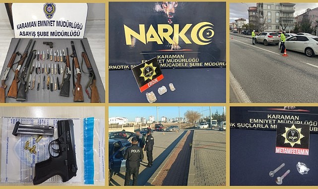 Emniyet haftalık bilançoyu açıkladı