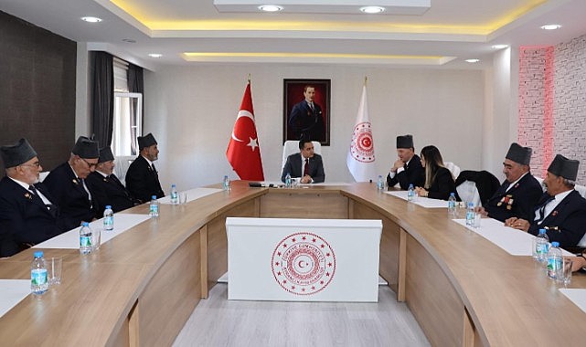 Gazilerden Kaymakam Ünlü ‘ye ziyaret