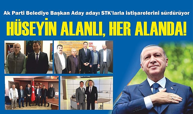 Hüseyin Alanlı, her alanda!