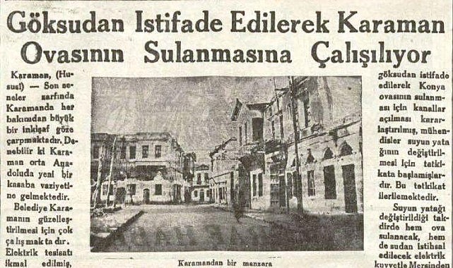 Karaman’ın 98 Yıllık Rüyası