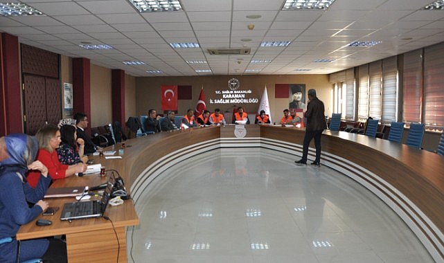 Önlem için eğitildiler