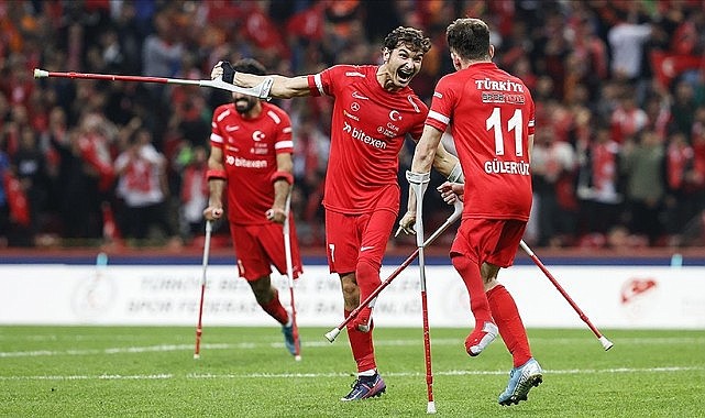 Türkiye, ampute futbolda "dünya 1 numarası"