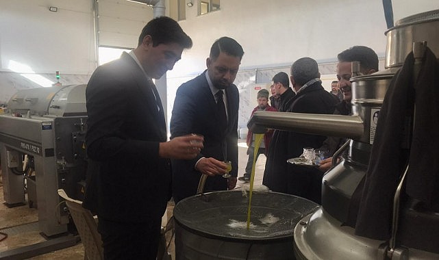 Zeytinyağı fabrikaları ziyaret edildi