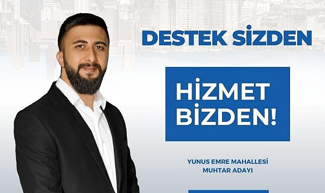 "Destek sizden hizmet bizden"