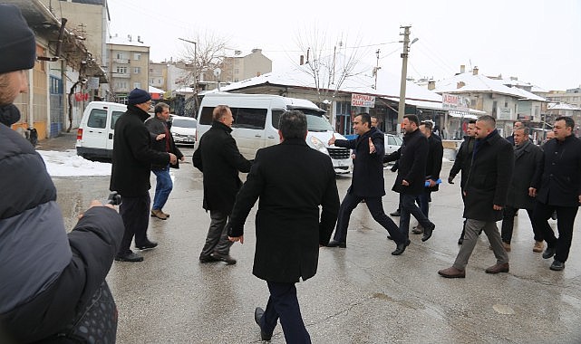 Destek ziyaretlerini sürdürüyor