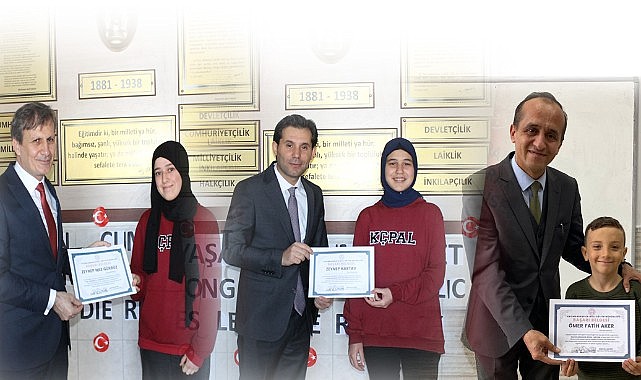 Güzel yazan kalemler ödüllendirildi